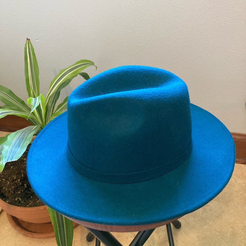 Blue Zara Felt Hat